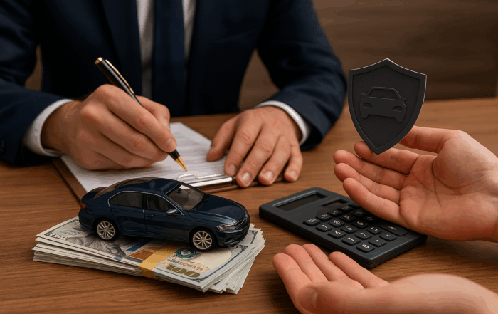 Ullustration af hvem betaler forsikring ved leasing