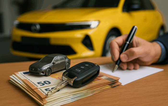 Ullustration af opel privatleasing